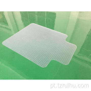 Tapetes de cadeira de vinil protetor de carpete transparentes